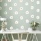 Daisy Wall Decal Flower Vinyl Wall Decals Daisy Stickers Floral Decals Peel (Simple Style,White)